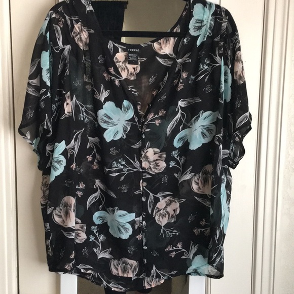 Torrid Tops - Torrid kimono blouse